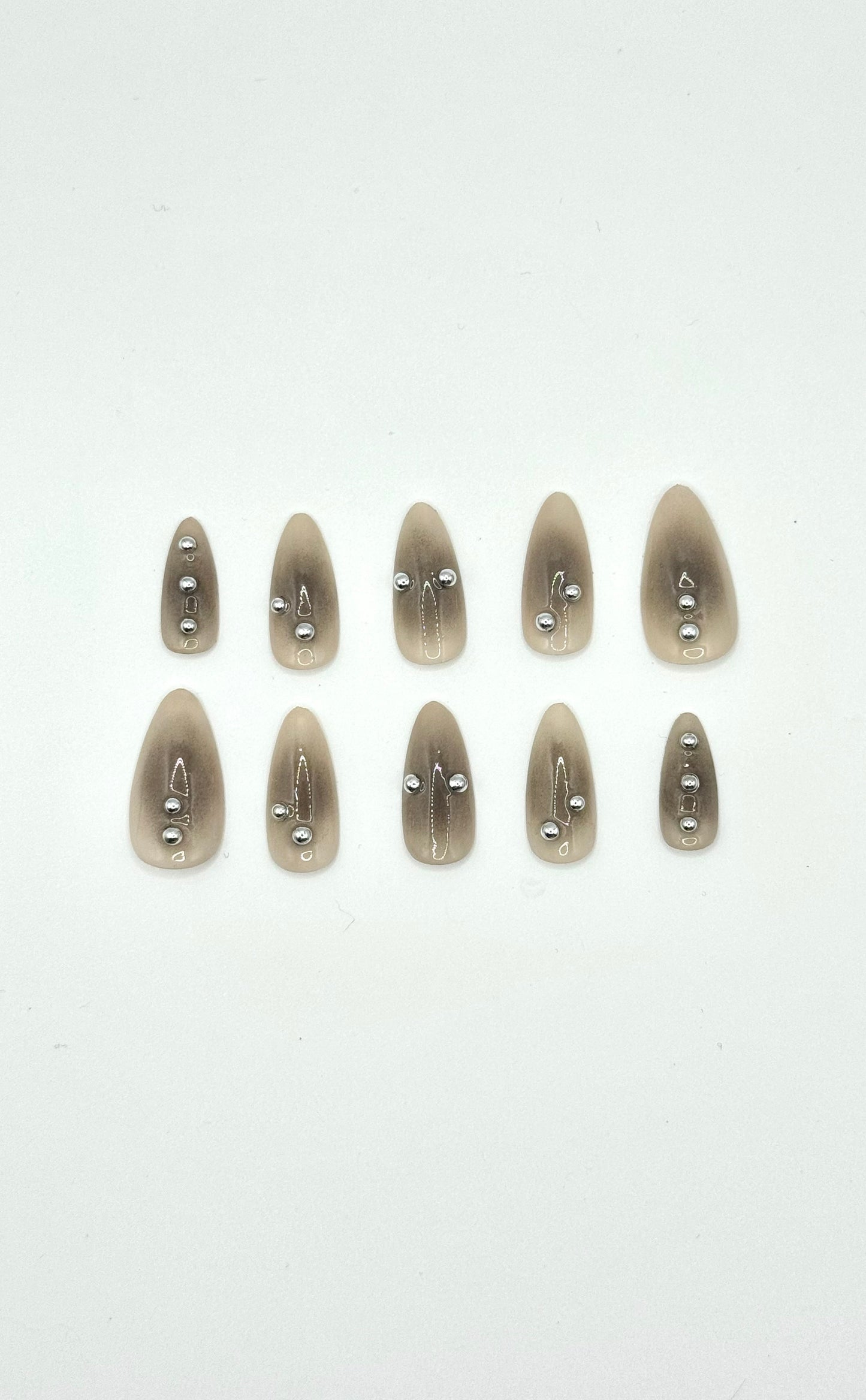 Dark Aura Pierced Nails