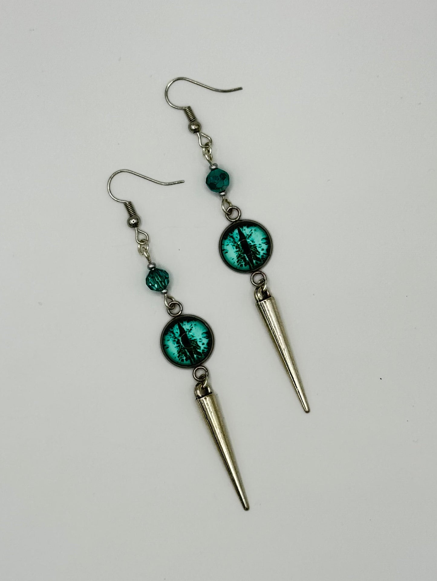 Dragon Claw Earrings - Teal