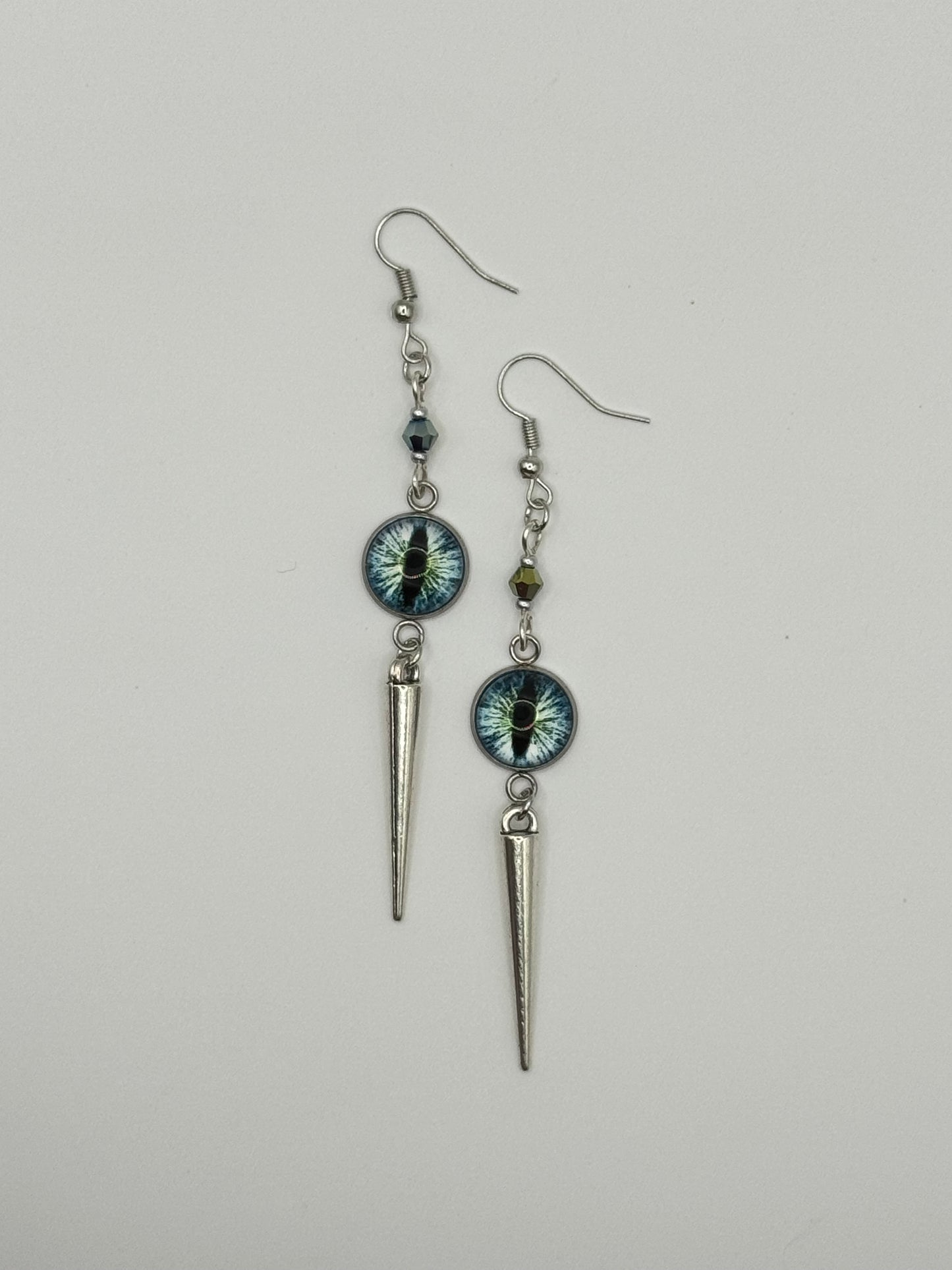 Dragon Eye Spike Earrings