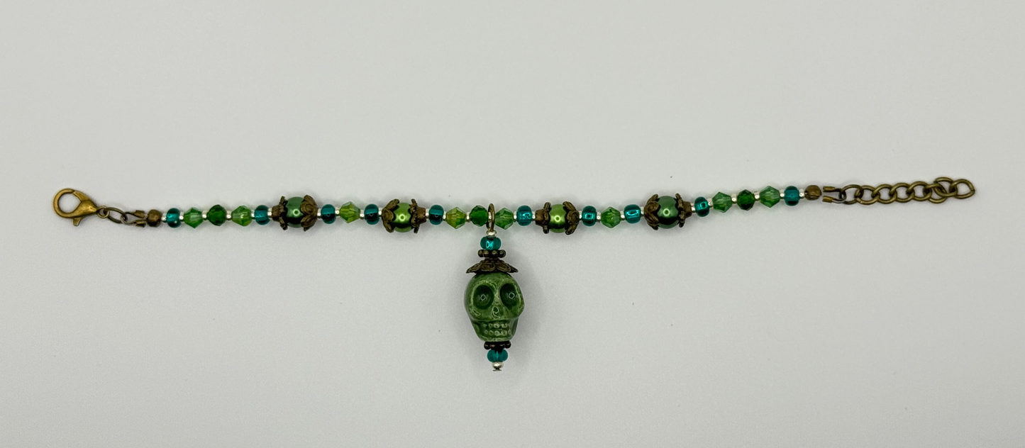 Spirit Garden Charm Bracelet - Moss