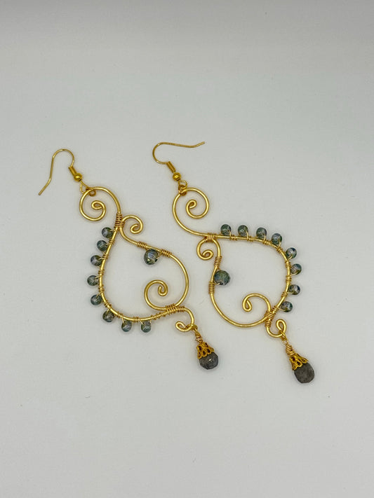 Harmony Wire Wrapped Earrings
