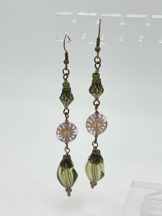 Sage Teardrop Earrings