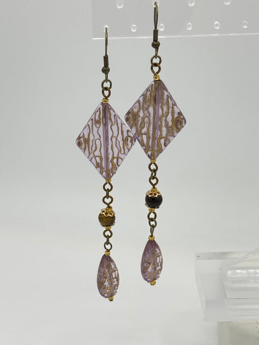 Tigers Eye Treasure Earrings