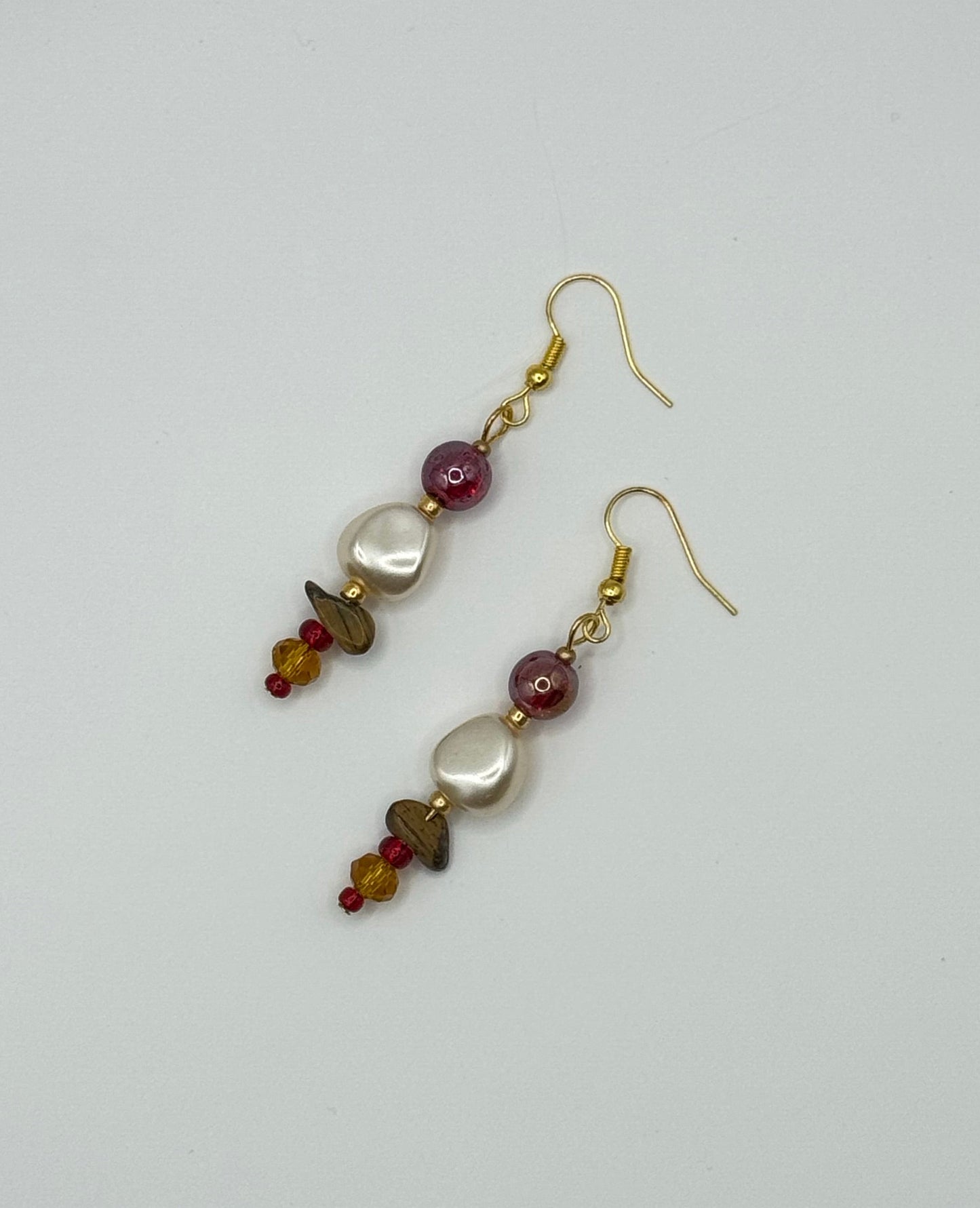 Sunset Pearl Earrings