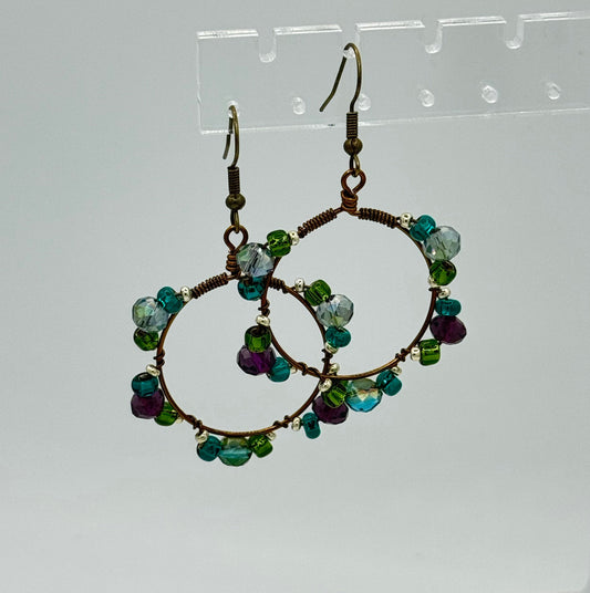Enchanted Lagoon Wrapped Earrings