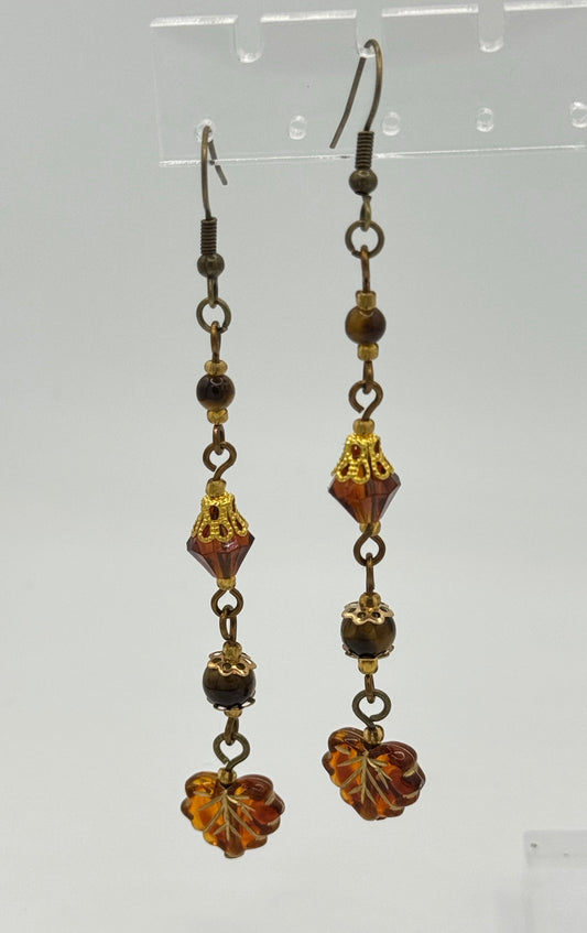 Tiger Maple Earrings