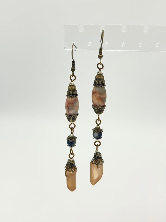 Antique Gemstone Earrings