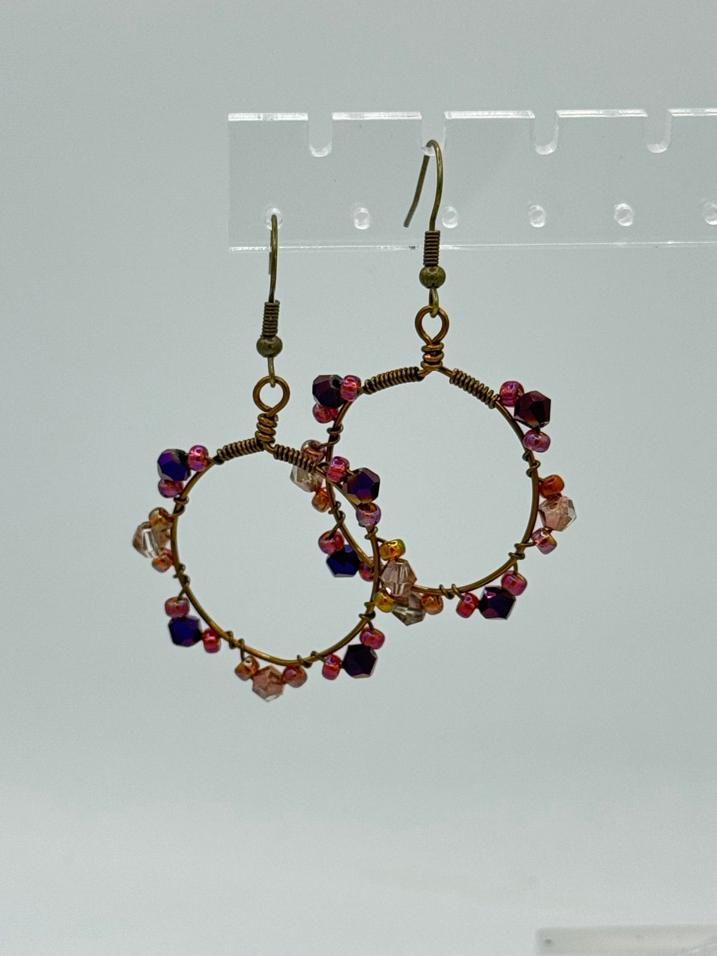 Twilight Sunset Wrapped Earrings