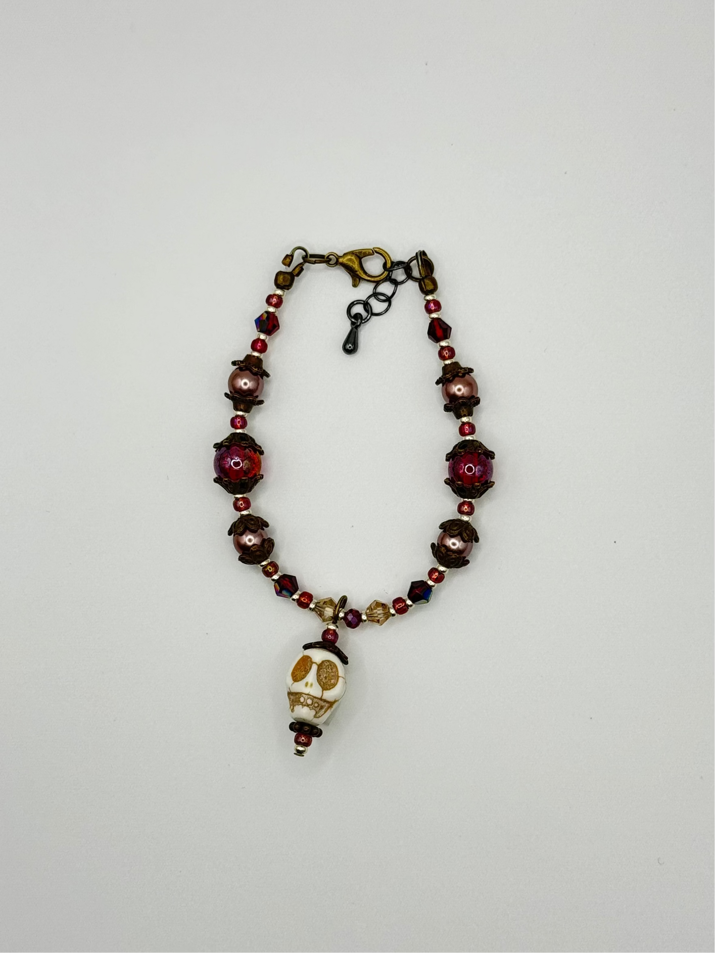 Spirit Garden Charm Bracelet - Garnet
